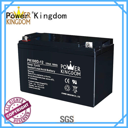 deep cycle lead acid battery 12v supplier Power Kingdom