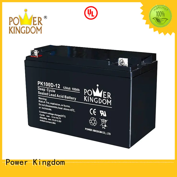 Power Kingdom solar deep cycle lead acid battery supplier