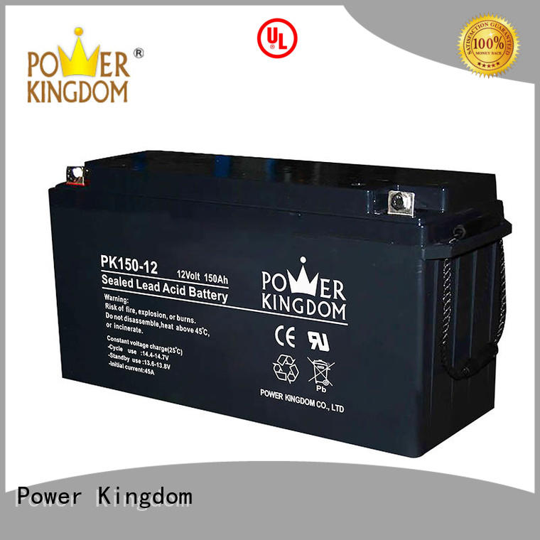 Power Kingdom 12v lead acid battery design solor system