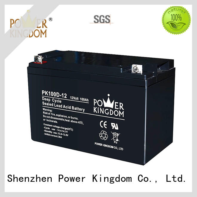 Power Kingdom solar 12v deep cycle battery wholesale wind power systems