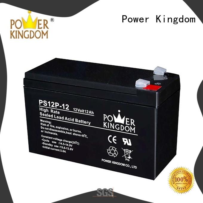 Power Kingdom lead acid battery self discharge factory price