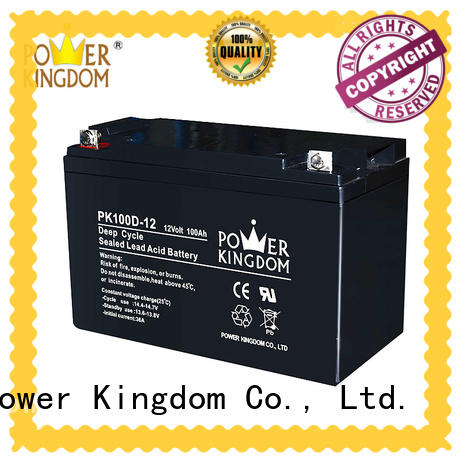 Power Kingdom poles design deep cycle lead acid battery factory price wind power systems