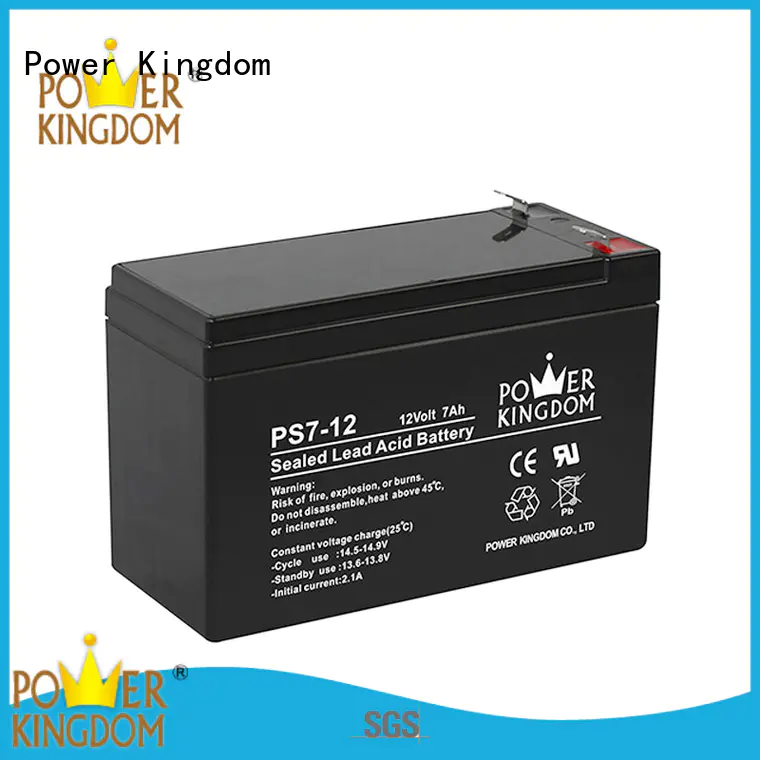 Power Kingdom sealed lead acid battery 12v 7ah china factory electric forklift