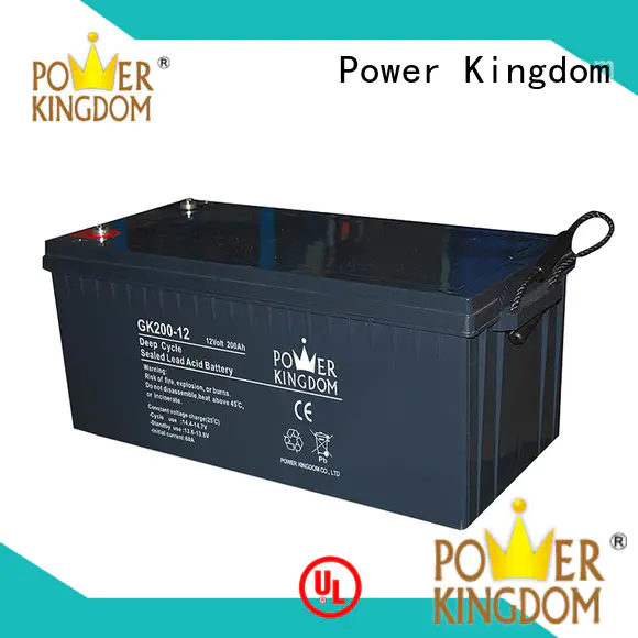 filled with Gel 12v agm deep cycle battery in Power Kingdom telecommunication