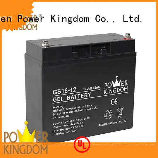 Power Kingdom agm solar battery directly sale fire system