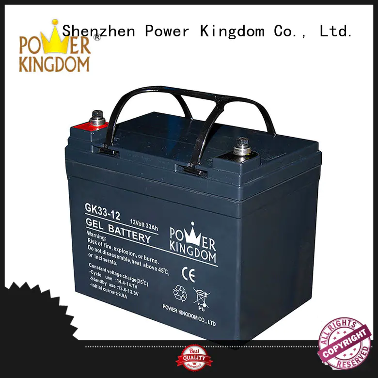 Power Kingdom vrla gel battery factory price communication equipment