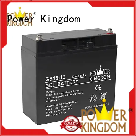 Power Kingdom comprehensive after-sales service 100ah agm battery directly sale fire system
