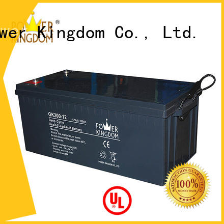 Power Kingdom sealed agm deep cycle battery company telecommunication