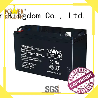 Power Kingdom 6 volt deep cycle battery personalized
