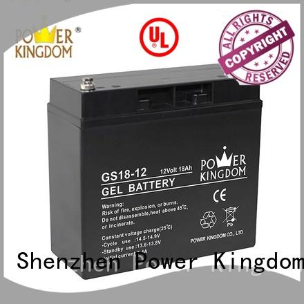 Power Kingdom comprehensive after-sales service lead acid gel battery factory price fire system
