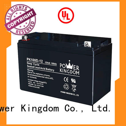 Power Kingdom cycle 100ah deep cycle battery personalized vehile and power storage system