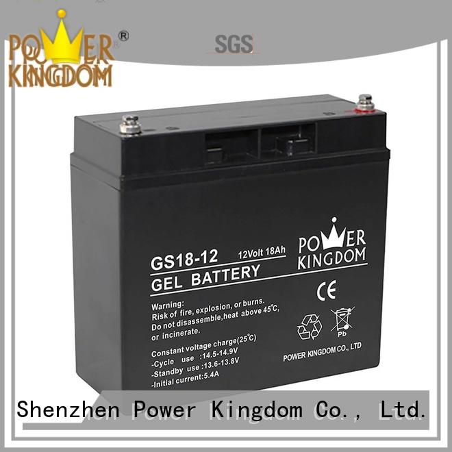 Power Kingdom agm lead acid battery directly sale fire system