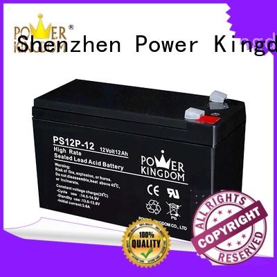 Power Kingdom lead acid battery self discharge directly sale
