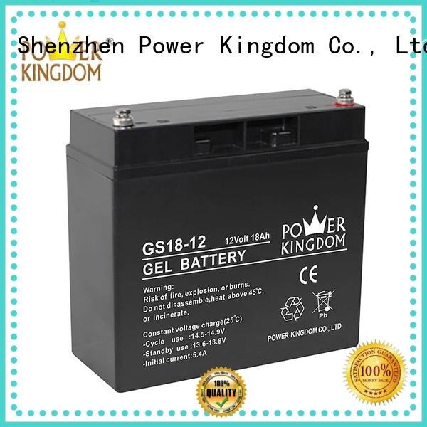 Power Kingdom agm lead acid battery factory price fire system