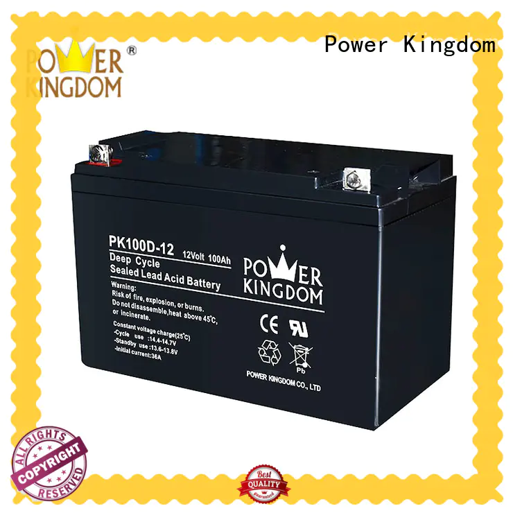 Power Kingdom cycle 100ah deep cycle battery supplier