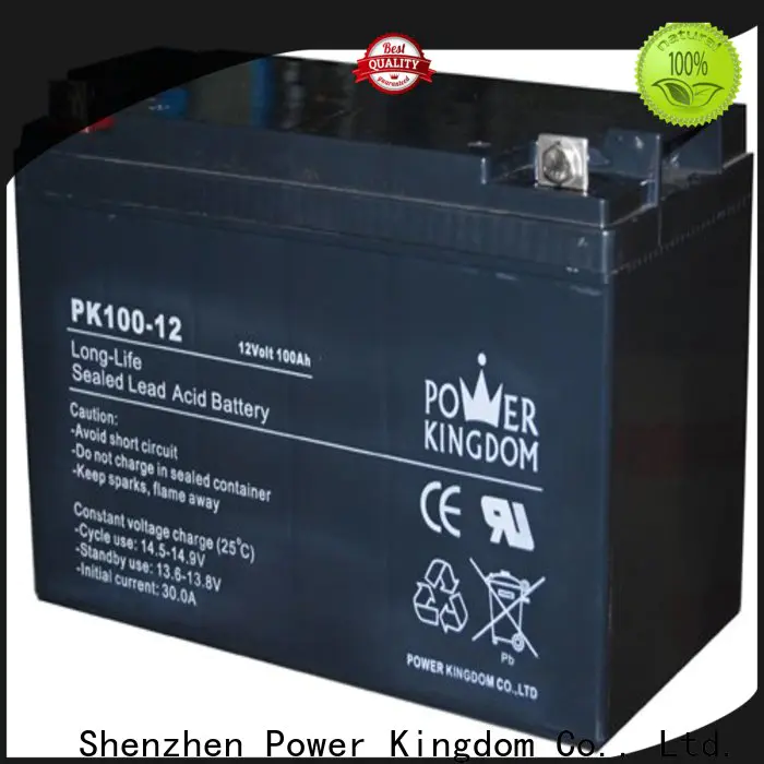 Power Kingdom cycle deep cycle gel batteries for sale factory price vehile and power storage system