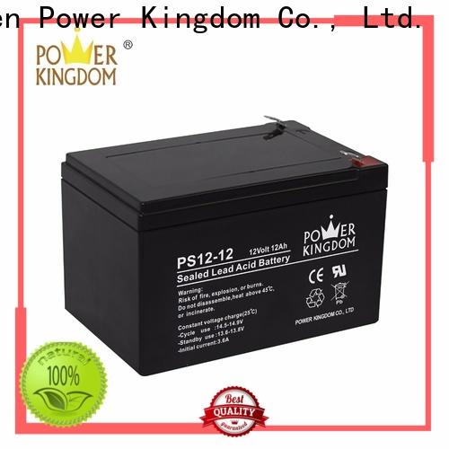 Power Kingdom poles design 130ah agm battery price factory deep discharge device