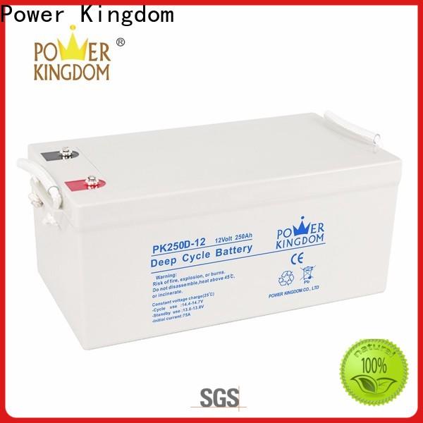 Power Kingdom gel cell batteries for sale company solar and wind power system