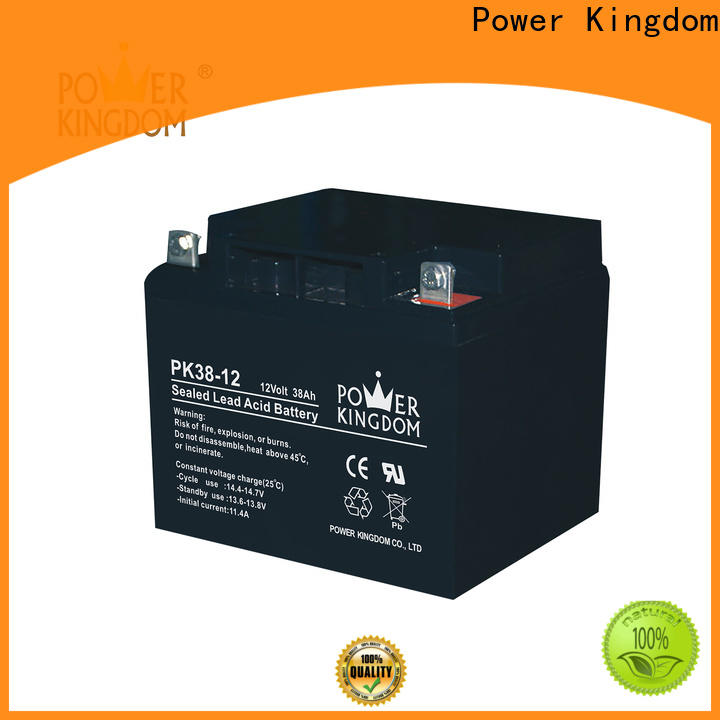 Power Kingdom deep cycle battery agm or gel factory price solar and wind power system