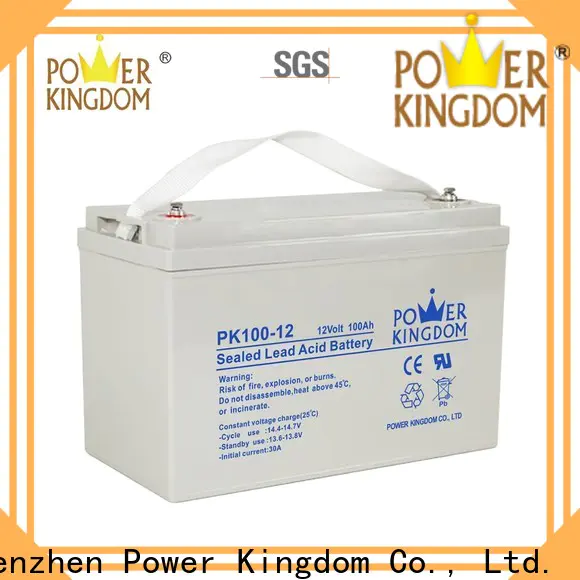 Power Kingdom Custom small gel motorcycle battery manufacturers solar and wind power system