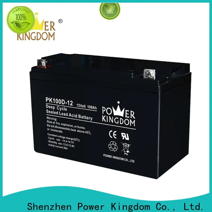 Power Kingdom New gel batteries for boats factory price