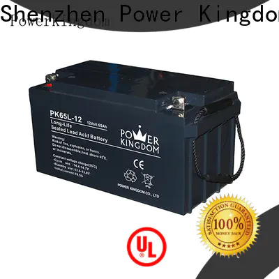 Power Kingdom Top 12 volt gel cell marine battery from China solar and wind power system