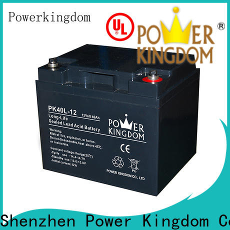 Power Kingdom gel acid battery factory price solar and wind power system