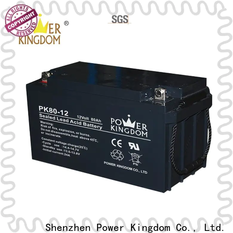 Power Kingdom agm deep cycle batteries for sale for business solar and wind power system