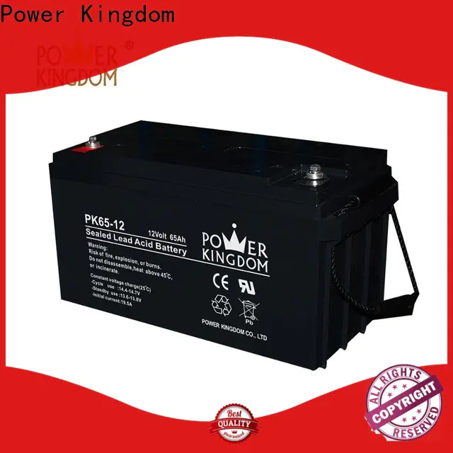 Power Kingdom Latest 130 amp deep cycle battery with good price solar and wind power system