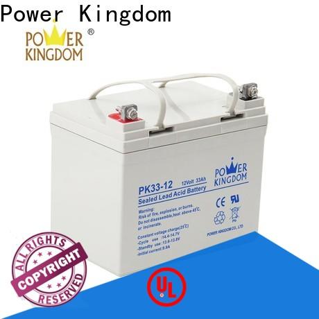Power Kingdom no leakage design agm deep cycle batteries for sale inquire now solar and wind power system