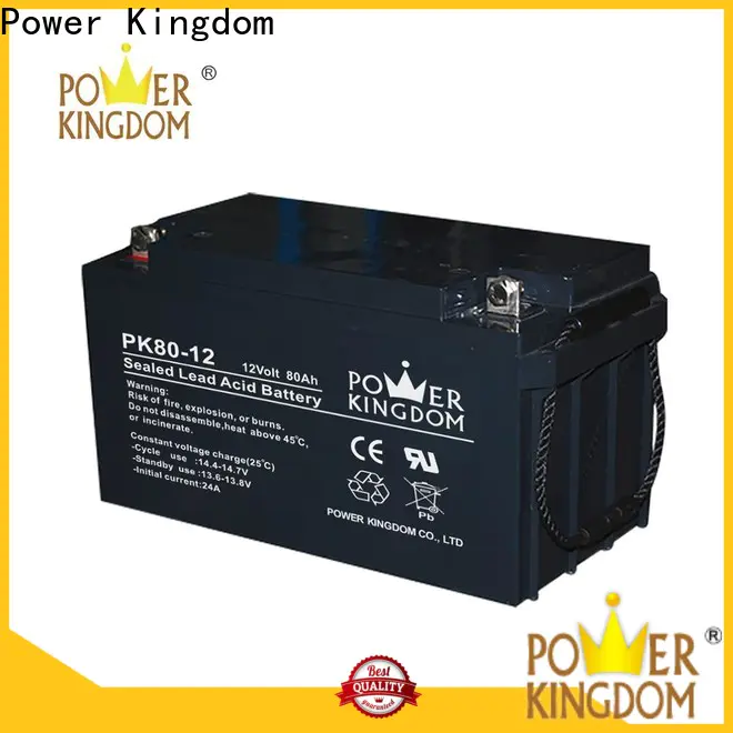 Power Kingdom agm deep cycle batteries for sale for business solar and wind power system