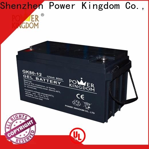 Power Kingdom sealed 12v deep cycle battery directly sale
