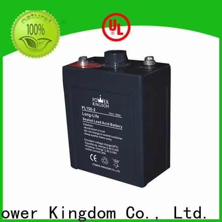 Power Kingdom 12v agm car battery factory price fire system