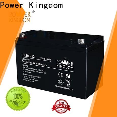 Power Kingdom Heat sealed design agm 35ah deep cycle battery company