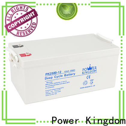 Power Kingdom Top agm 35ah deep cycle battery factory price wind power systems