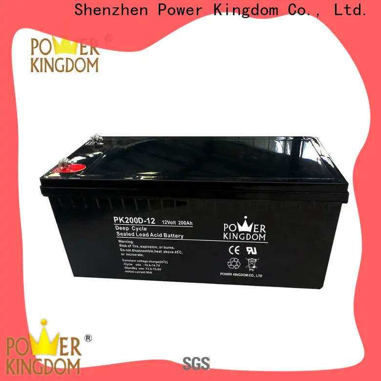 Power Kingdom 4d agm battery factory price wind power systems