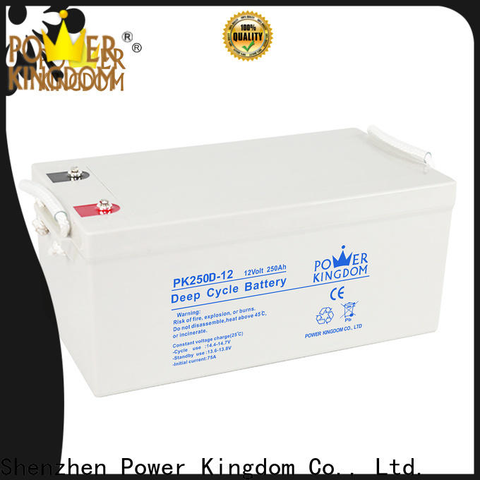 Power Kingdom high ah deep cycle battery for business wind power systems