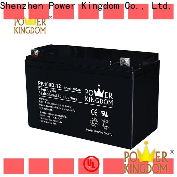 Power Kingdom Wholesale rechargeable gel batteries factory vehile and power storage system
