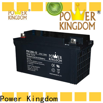 Power Kingdom no electrolyte leakage high amp hour marine battery manufacturers wind power systems