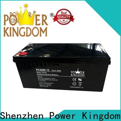 Power Kingdom solar deep cell batteries for sale personalized vehile and power storage system