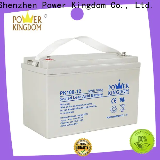Power Kingdom charging gel battery deep cycle manufacturers vehile and power storage system