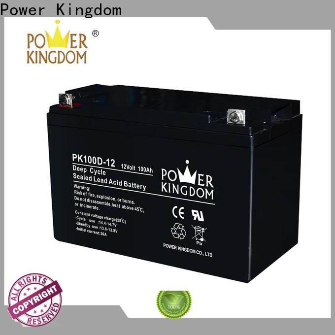 Power Kingdom 12vdc deep cycle battery personalized vehile and power storage system