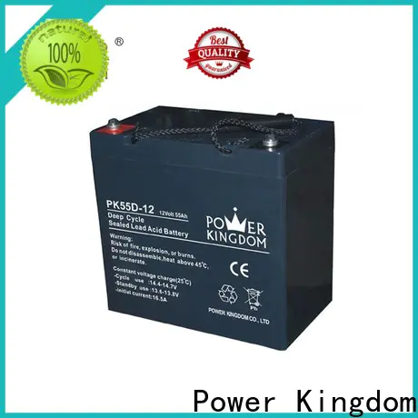 Power Kingdom no electrolyte leakage deep cycle battery voltage company wind power systems