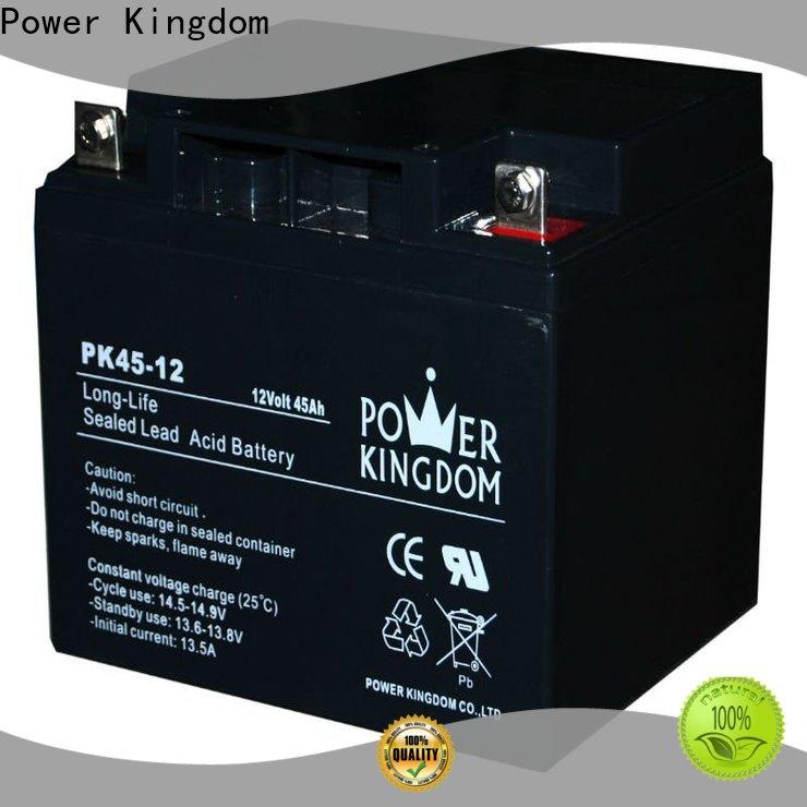 Power Kingdom deep cycle sla battery 12v factory deep discharge device