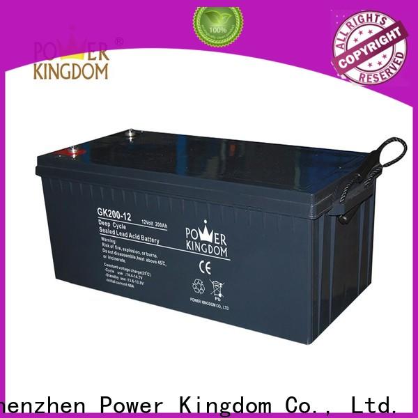 Power Kingdom flooded lead acid battery factory price