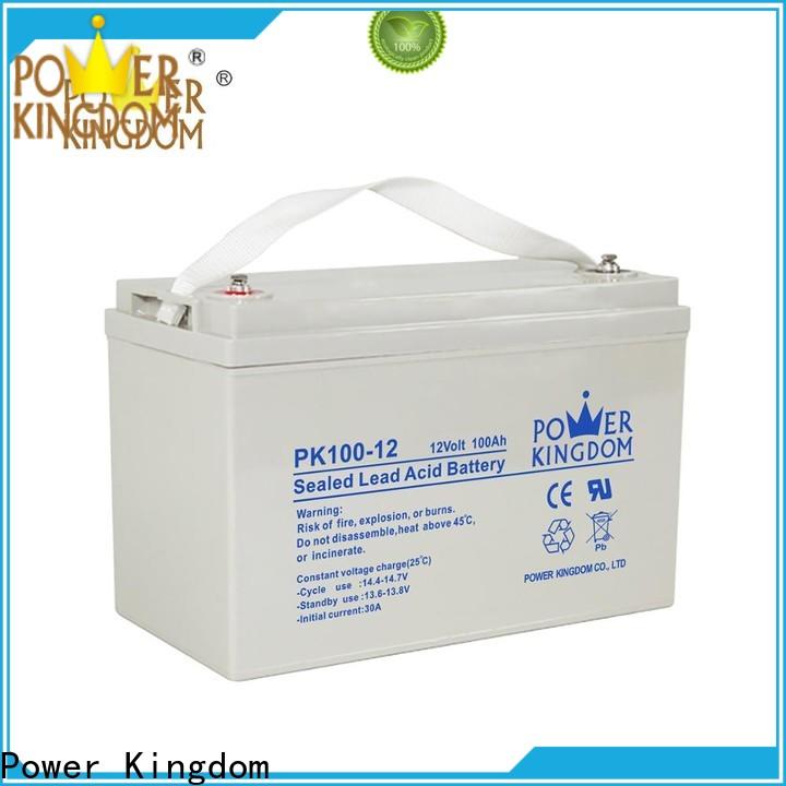 Power Kingdom Custom 12 volt deep cycle battery for solar for business vehile and power storage system