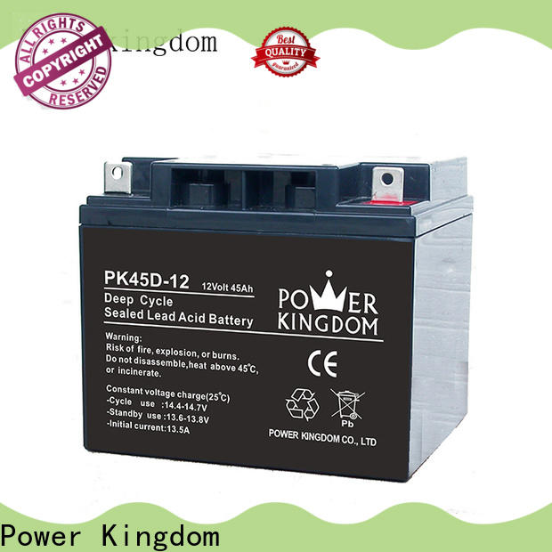 Power Kingdom New 12 volt deep cycle marine battery prices factory price deep discharge device