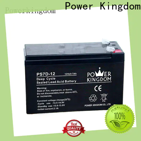 Power Kingdom no electrolyte leakage 130ah agm deep cycle battery Supply wind power systems