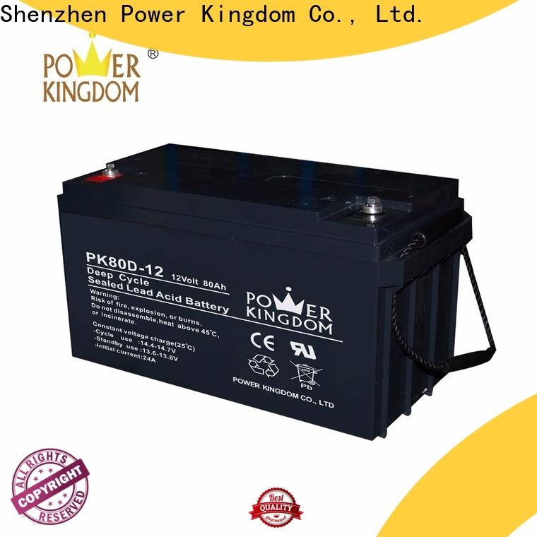 Power Kingdom top rated deep cycle battery factory price