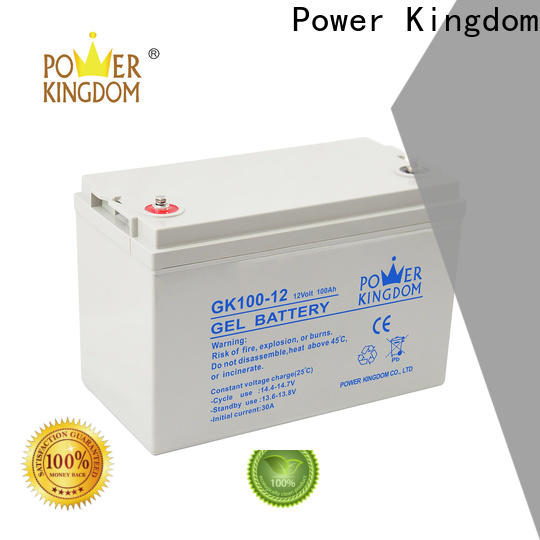 Power Kingdom 12v lead acid car battery with good price wind power system